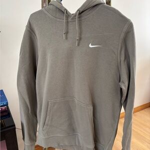 Nike - Men's Olive Green Hoodie